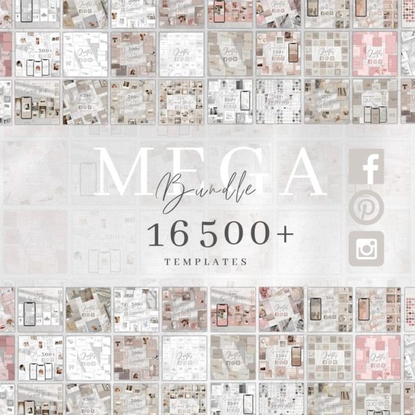 Instagram Post & Story Templates for Canva – Social Media Bundle for Coaches & Businesses